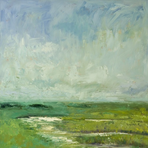 Sky Meets Marsh 58x58