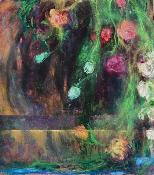 Flowers at Night 54x48