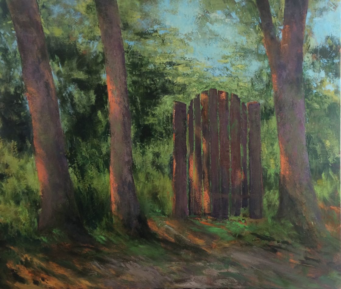 Millay’s Gate, 46 x 54, acrylic on linen