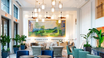 Linda Fantuzzo Artwork Becomes Loutrel Hotel Centerpiece in Charleston